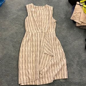 Black and white dress.